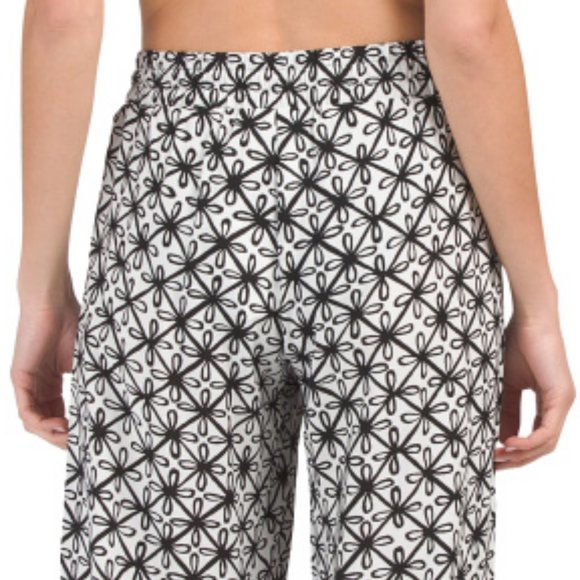 TRINA TURK NWT $120 Tanzania Scarf Cover-up Pants M L - Picture 6 of 6